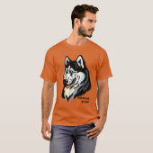 sibirischer Husky T-Shirt (Vorne ganz)