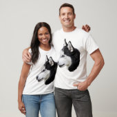 sibirischer Husky T-Shirt (Unisex)