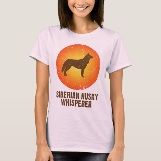 Sibirischer Husky T-Shirt (Vorderseite)