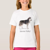 Sibirischer Husky! T-Shirt (Vorderseite)