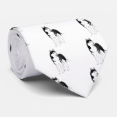 Sibirischer Husky. T-Shirts Krawatte (Gerollt)