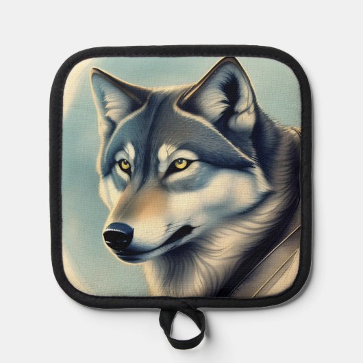 Sibirischer Husky Topflappen (Vorderseite)