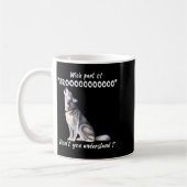 Sibirischer Husky. Welchen Teil von Arooo verstehs Kaffeetasse (Links)
