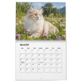 Sibirischer Katzenkalender Kalender (Mär 2027)