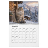 Sibirischer Katzenkalender Kalender (Feb 2027)