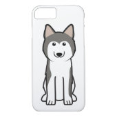 Sibirischer Schlittenhund-HundeCartoon Case-Mate iPhone Hülle (Rückseite)