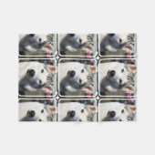 Sibirischer Schlittenhund-HundeFoto Fleecedecke (Vorderseite (Horizontal))