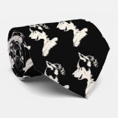 Sibirischer Schlittenhund-Krawattenstilvolle Krawatte (Gerollt)