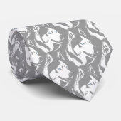 Sibirischer Schlittenhund-Krawattenstilvolle Krawatte (Gerollt)