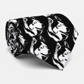 Sibirischer Schlittenhund-Krawattenstilvolle Krawatte (Gerollt)