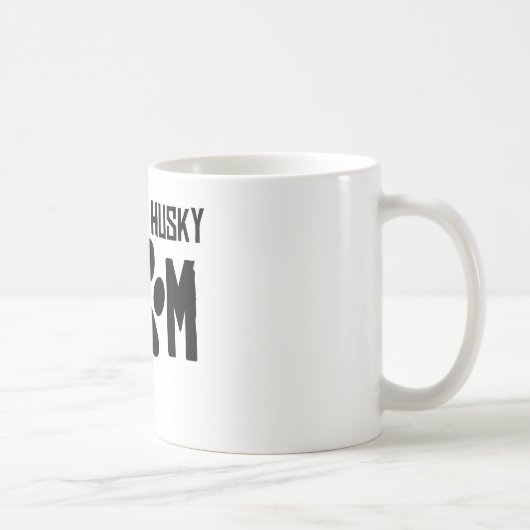 Sibirischer Schlittenhund-Mama Kaffeetasse (Rechts)