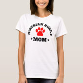 Sibirischer Schlittenhund-Mama T-Shirt (Vorderseite)