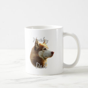 Sibirischer Schlittenhund-(roter) Vater 2 Kaffeetasse