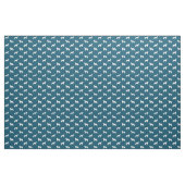 Sibirischer Schlittenhund-Silhouette-Muster Stoff (Yard (91,4 cm))