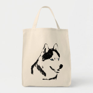 Sibirischer Schlittenhund-Taschen-TascheBio Tragetasche