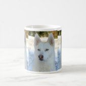 Sibirischer Schlittenhund-Tasse Kaffeetasse (Mittel)