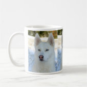 Sibirischer Schlittenhund-Tasse Kaffeetasse (Links)