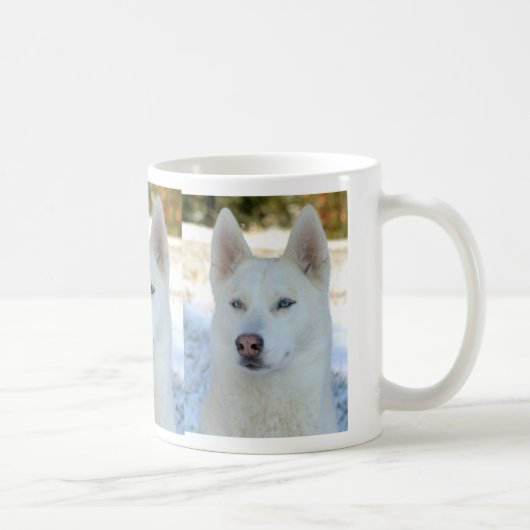 Sibirischer Schlittenhund-Tasse Kaffeetasse (Rechts)
