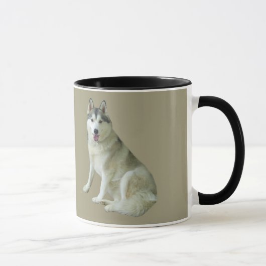 Sibirischer Schlittenhund-Tasse Tasse (Rechts)