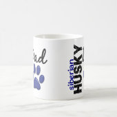 Sibirischer Schlittenhund-Vater 2 Kaffeetasse (Mittel)