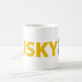 Sibirischer Schlittenhund-Vater Kaffeetasse (Mittel)
