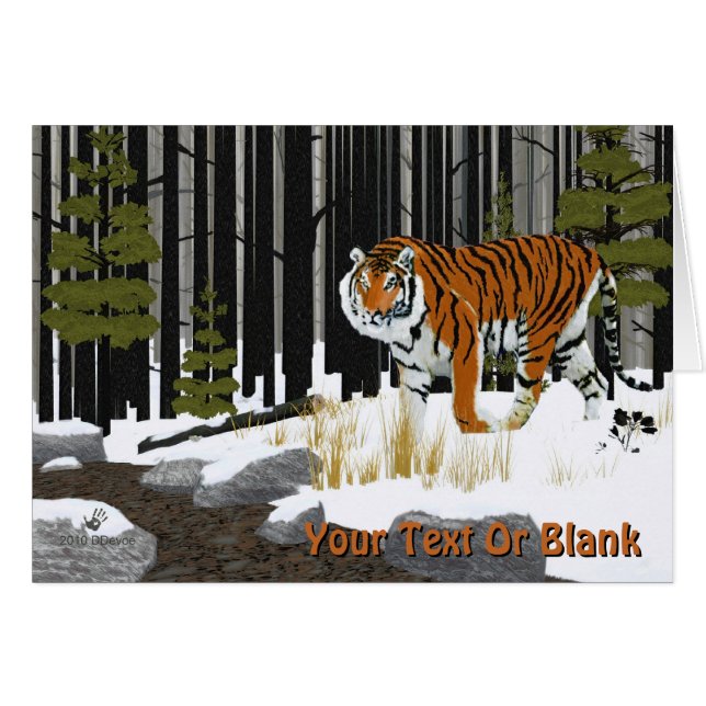 Sibirischer Tiger (Vorderseite (Horizontal))