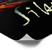 Sibirischer Tiger [Art Poster] Poster (Ecke)