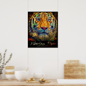 Sibirischer Tiger [Art Poster] Poster (Küche)