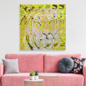 sibirischer Tiger auf eingewickeltem Leinwand (Insitu (Wohnzimmer))