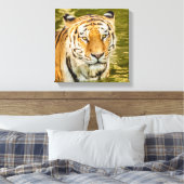 SIBIRISCHER TIGER AUF LEINWANDDRUCK (Insitu (Schlafzimmer))