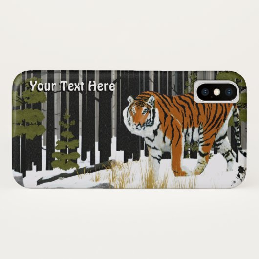 Sibirischer Tiger Case-Mate iPhone Hülle (Rückseite (Horizontal))
