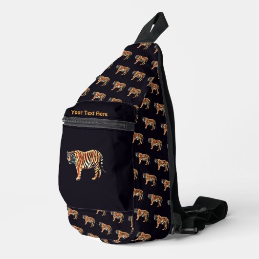 Sibirischer Tiger Crossbody Bag (Rechte Ecke)