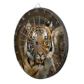 Sibirischer Tiger Dartscheibe (Vorderseite rechts)