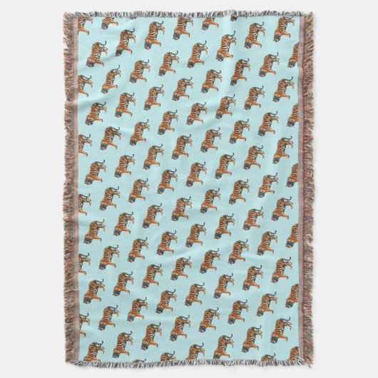 Sibirischer Tiger Decke (Vorderseite Vertikal)