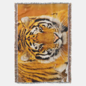 Sibirischer Tiger Decke (Vorderseite Vertikal)