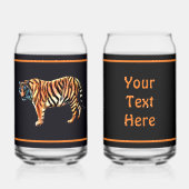 Sibirischer Tiger Dosenglas (Vorderseite)