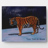 Sibirischer Tiger Fotoplatte (Vorderseite)