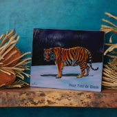 Sibirischer Tiger Fotoplatte (Seite)