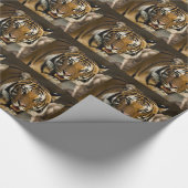 Sibirischer Tiger Geschenkpapier (Ecke)