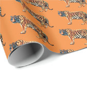 Sibirischer Tiger Geschenkpapier (Rolleneckpunkt)