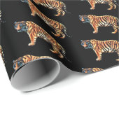 Sibirischer Tiger Geschenkpapier (Rolleneckpunkt)
