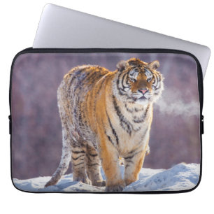 Sibirischer Tiger im Schnee, China Laptopschutzhülle