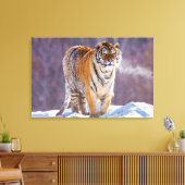 Sibirischer Tiger im Schnee, China Leinwanddruck (Insitu (Wohnzimmer))