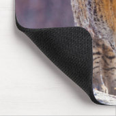 Sibirischer Tiger im Schnee, China Mousepad (Ecke)