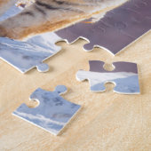 Sibirischer Tiger im Schnee, China Puzzle (Seite)