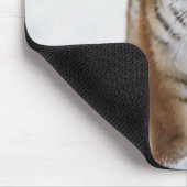 Sibirischer Tiger im Schnee Mousepad (Ecke)