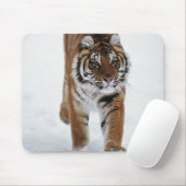 Sibirischer Tiger im Schnee Mousepad (Mit Mouse)