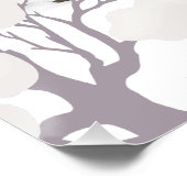 Sibirischer Tiger im Schnee Poster (Ecke)