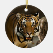 Sibirischer Tiger Keramik Ornament (Vorne)