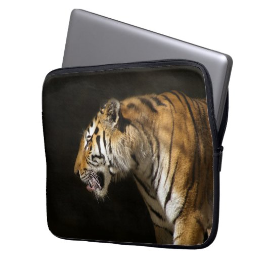 Sibirischer Tiger Laptopschutzhülle (Vorderseite Links)